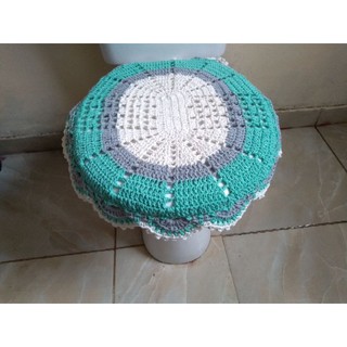 capa de tampo de vaso de crochê/tampo de vaso