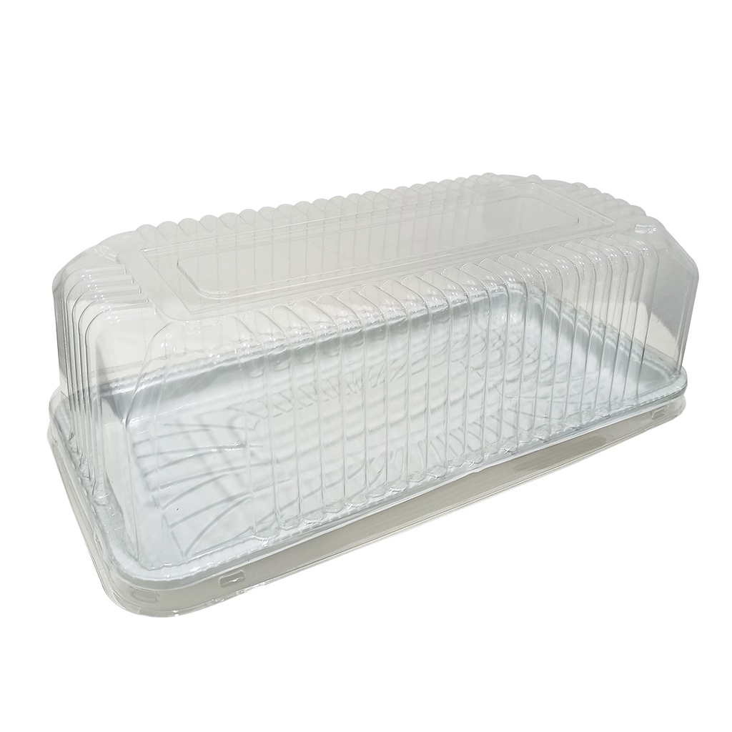 Embalagem Descartavel Para Torta Bolo Retangular Pacote Com 25 Unidades