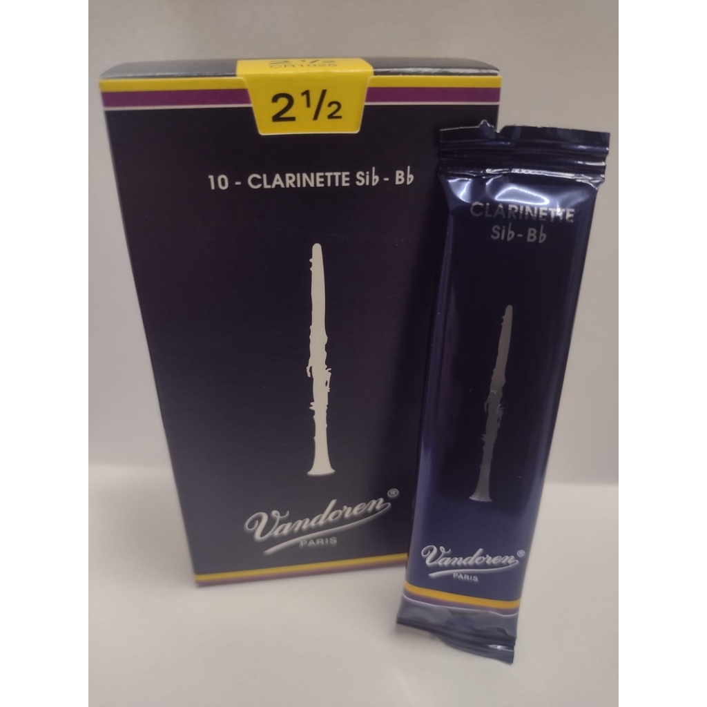 PALHETA PARA CLARINETE VANDOREN (PARIS) Nº 2¹/².