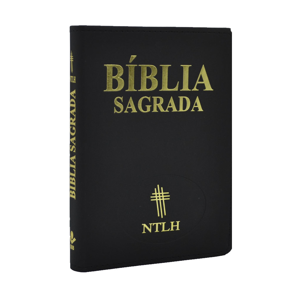 Bíblia Sagrada Ntlh - Pequena Luxo Preta em Oferta na Shopee