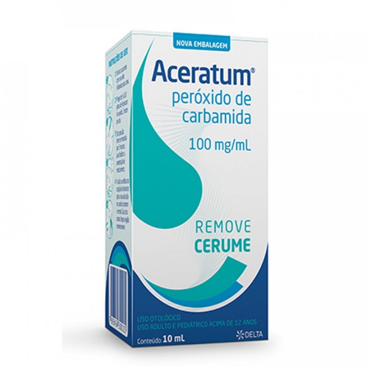 Aceratum 10ml Limpa Ouvido Cera Envio Imediato Pronta Entrega