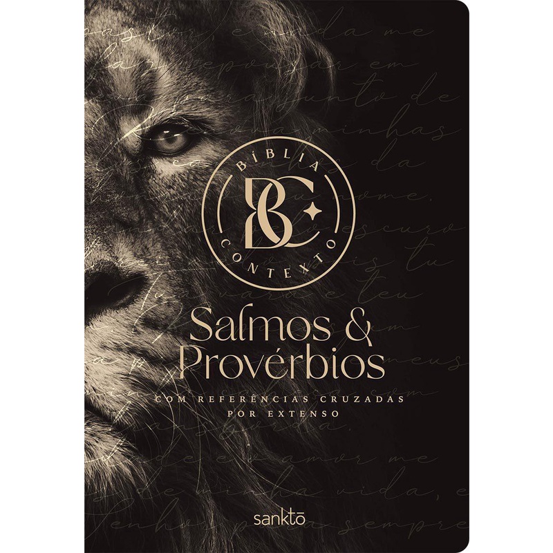 Biblia contexto NVT | Salmos e Provérbios | Capa Dura | Leão