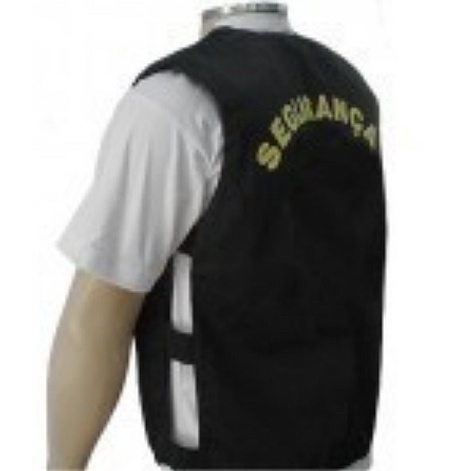 Colete de Seguranca Preto em Rip Stop Especial Com Bolsos Frontais em Oferta na Shopee