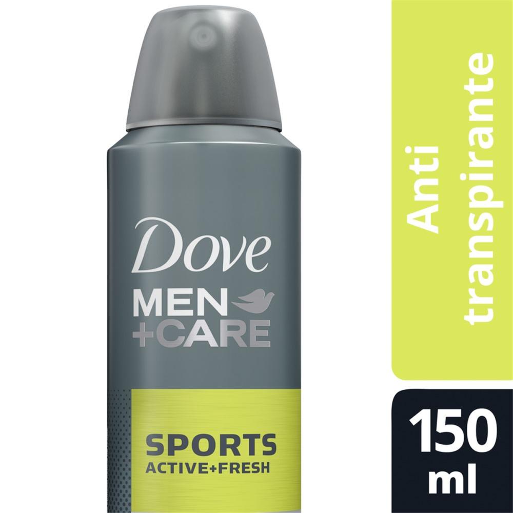 Desodorante Antitranspirante Aerosol Dove Sports com 150ml em Oferta na Shopee