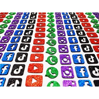 200 Adesivos Pet Piercings Eva Midia social Pet Shop em Oferta na Shopee