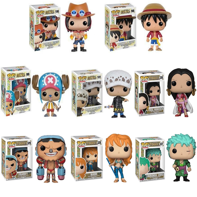 Funko Pop One Piece Filme Collectible Toy Modelo D Luffy Nami Franky 