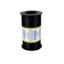 Fita de Cetim Carretel 4mm nº00 - 100m Cor 219 Preto - 1un