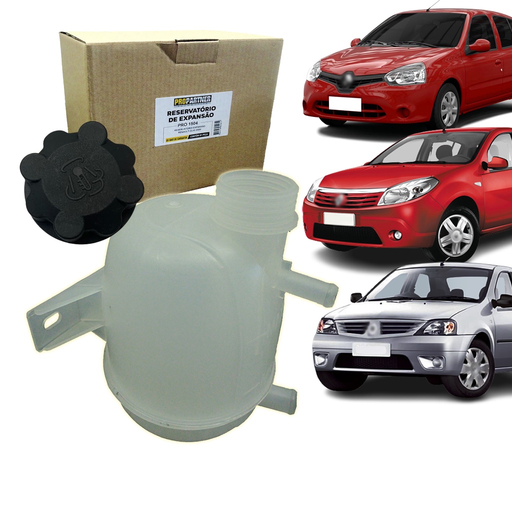 Reservatório Agua Radiador Renault CLIO 2000 à 2016. LOGAN / SANDERO. Qualidade Original 770470460