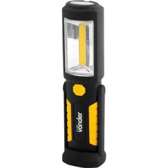 Lanterna de Inspeção LED Recarregável 2W com Base Magnética COB 3 LEDs LR180I Vonder