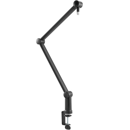 Pedestal/Braco Articulado/Flexivel p/Microfone Condensador Gamer, Blue Yeti,Seiren,HyperX,SM7B,MV7,Podmic,Aluminio,Preto