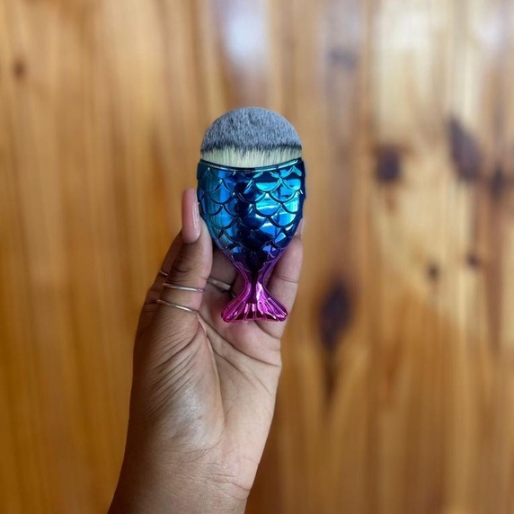 Pincel Espanador De Pó Peixe Sereia Unhas De Gel Maquiagem em Oferta na Shopee