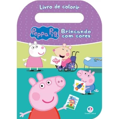 Livro Infantil Peppa Pig - Brincando com cores