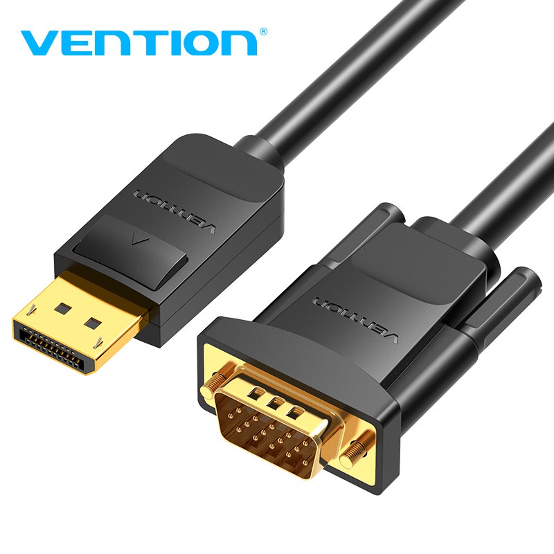 Vention Displayport to VGA Cable DP to VGA Male to Male Adapter 1080P Connector for Laptop Projector Monitor Display Por