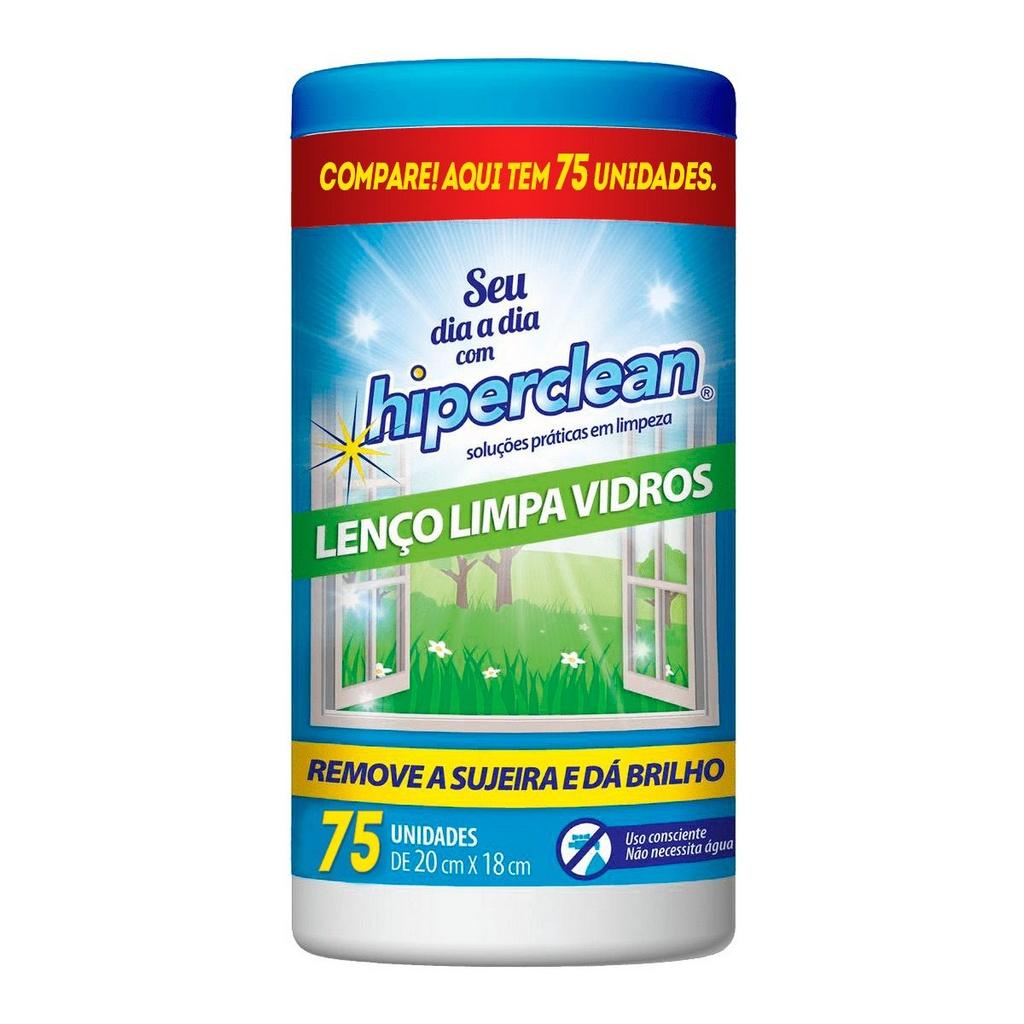 Panos Umedecidos Limpa Vidros em Pote