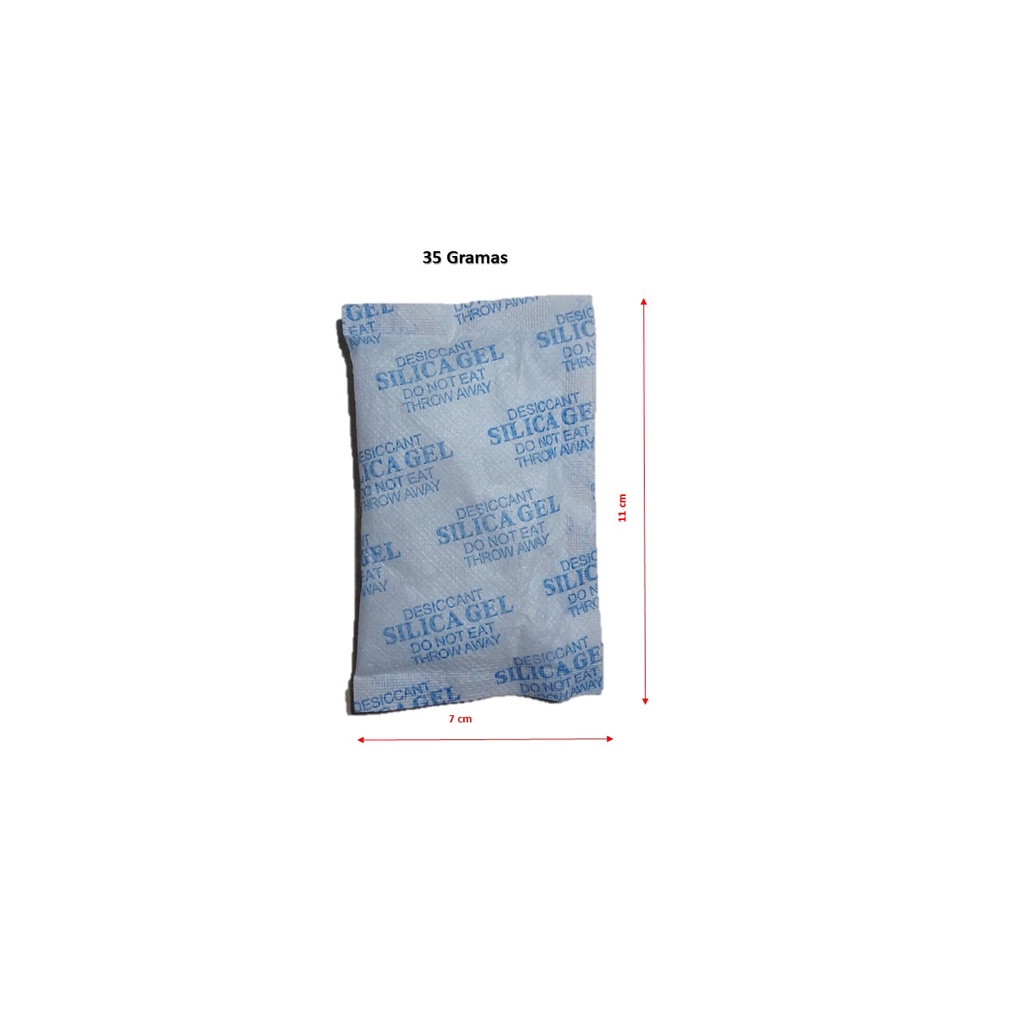 Silica Gel Desumidificador, Anti-mofo, Umidade,50 Sachês 50g