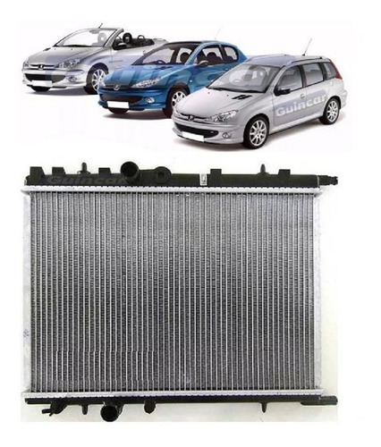Radiador Peugeot 206 Soleil 1.6 Gasolina 1999 2000 2001 2002