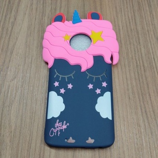 Capa de celular Motorola moto G6 capinha de unicórnio
