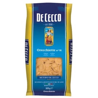 Massa Italiana Orecchiette De Cecco 500 G