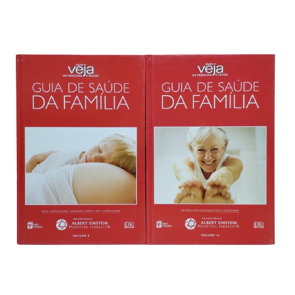 Lote 02 Livros Guia Veja De Medicina E Saúde Volume 9 E 10