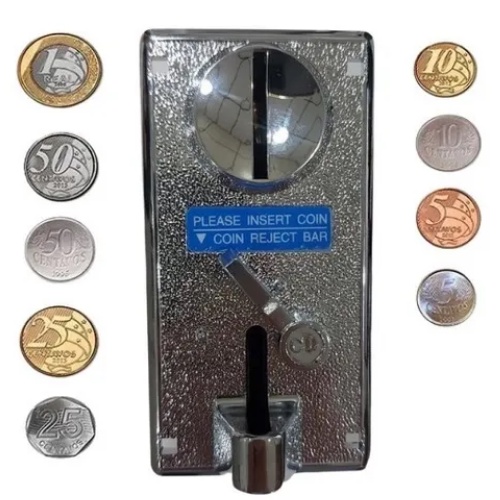 Moedeiro Multi moedas Para Jogos Jukebox Fliperama Game Arcade Matic