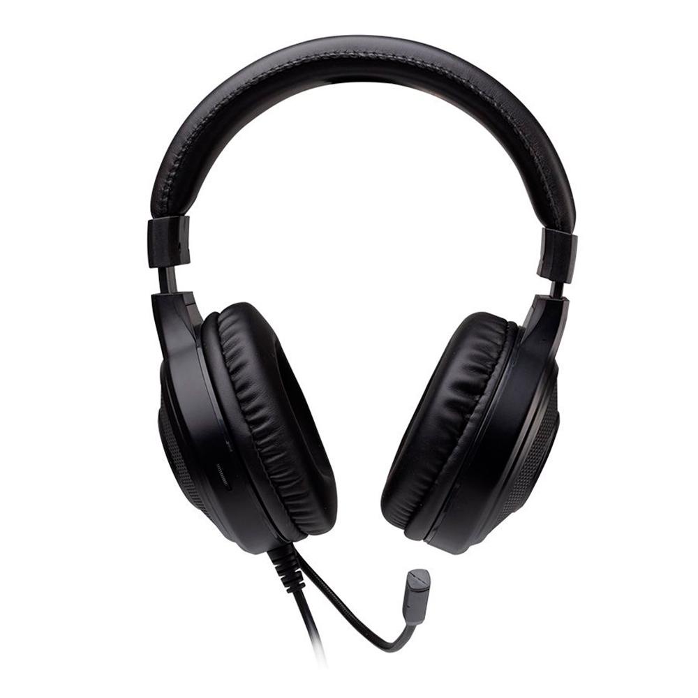 Headset Gamer DAZZ Cobra 2.0 7.1 RGB Com Fio Conexão 3.5mm P2 P3 Para PC PS4 Xbox One Preto 62000024