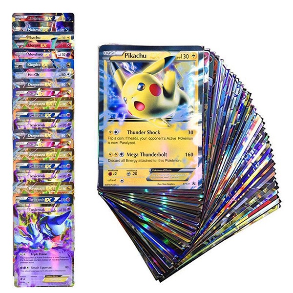 Carta Pokémon Pikachu V Com Lote De 100 Cartas