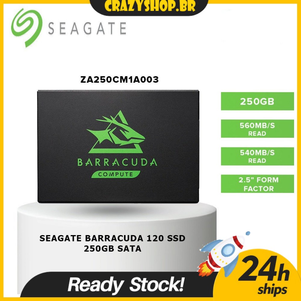 Seagate SSD 250 Gb/500/1 Tb Desktop PC 3.5 "/2.5 " HDD Disko Rígido ...