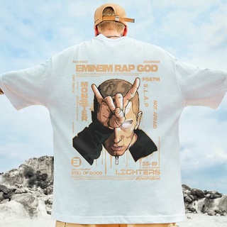 Coreana Unissex Camiseta Retro Hip Hop Design Diabo Impresso Moda Masculina Manga Curta Branca Tamanho Grande Gráfico Top Streetwear