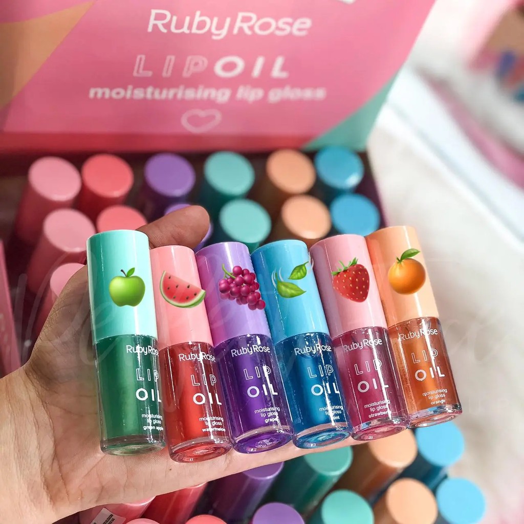 Lancamento Lip Oil Ruby Rose Hidratante E Gloss Labial Shopee Brasil