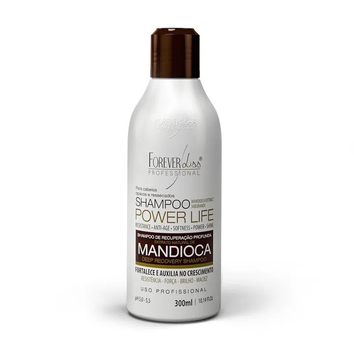 Forever Liss Shampoo Power Life De Mandioca 300ml