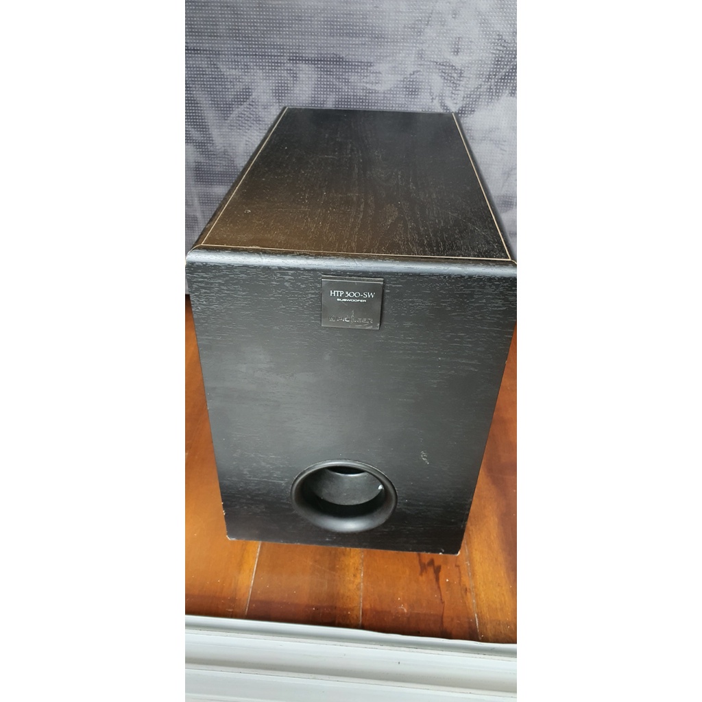 Home Theater Pioneer HTP300 Com subwoofer Caixas de som Escorrega