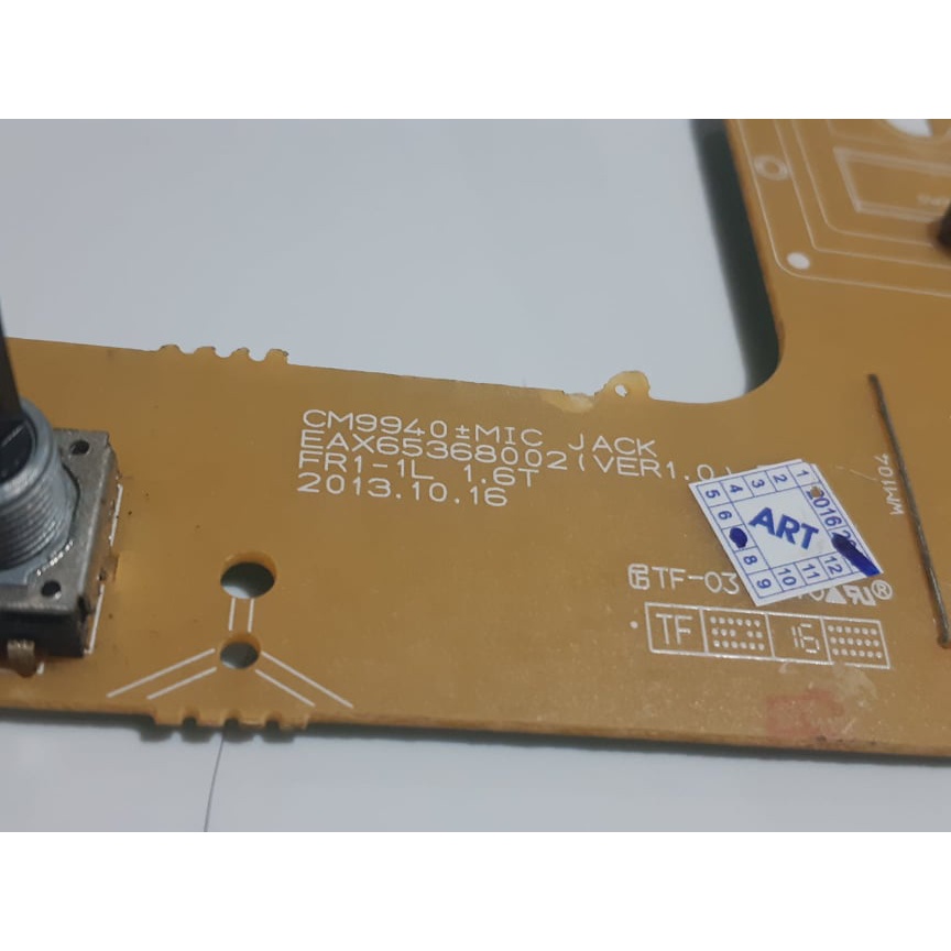 Placa De Circuito Impresso Do Microf P/ Miny Sistem Cm9940