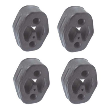Kit 4 Coxim Borracha Escapamento Focus 2000 2001 2002 2003