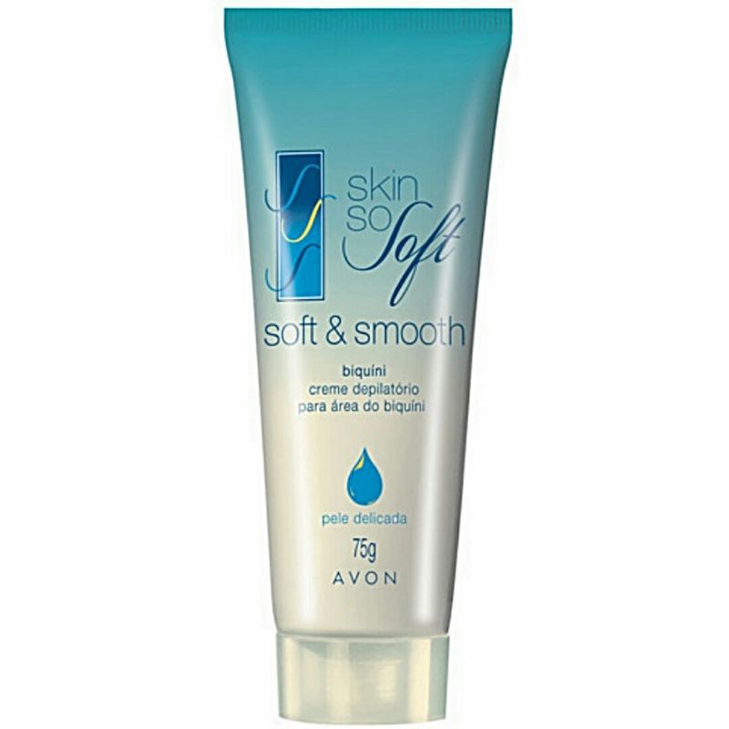 Creme Depilatorio Área do Biquini Avon Skin So Soft 75g