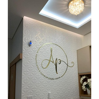 Logotipo/Letreiro em Mdf 3MM Personalizado com sua Logo! 80cm x 40cm em Oferta na Shopee