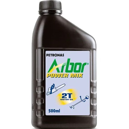 Óleo Arbor Power Mix 1:50 2T 500ml Petronas para Motosserras e Roçadeiras
