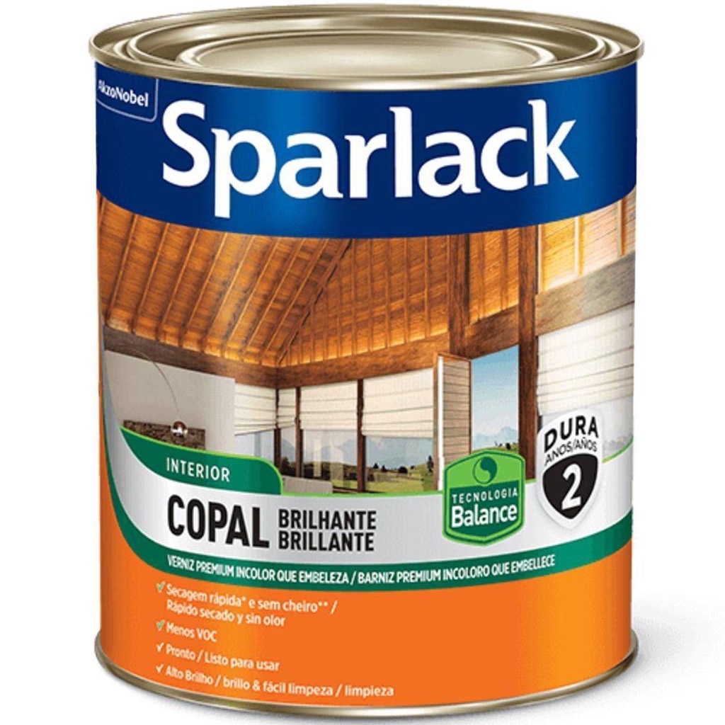 Verniz Sparlack Copal 900 ML Transparente