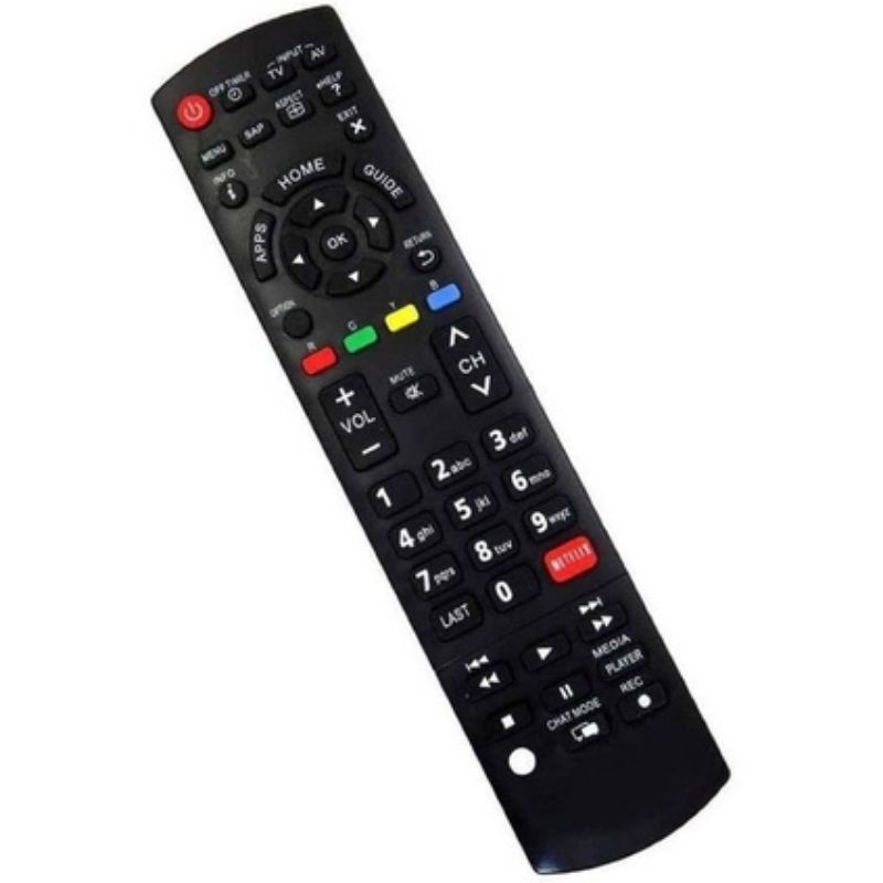 Controle Remoto Tv Televisão SmartTv Lcd Panasonic Botão Netflix 7008