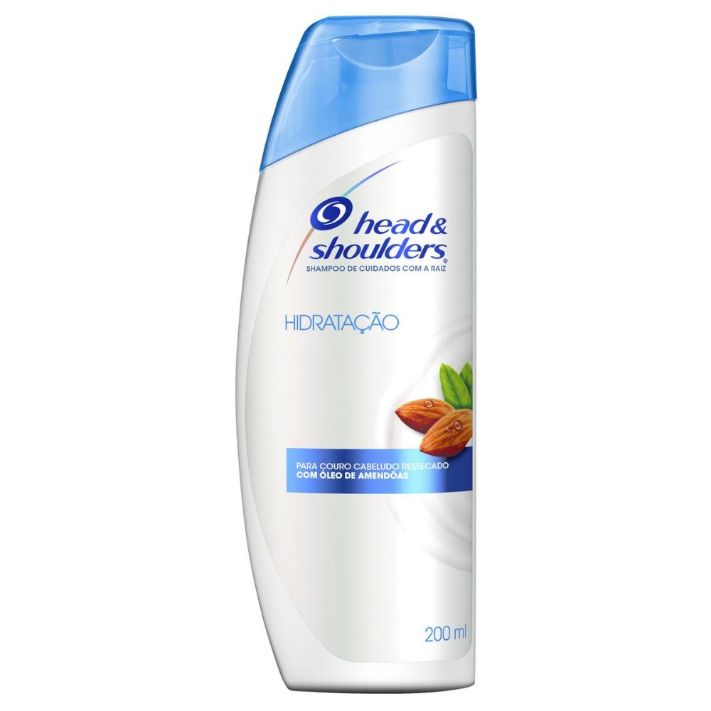 Shampoo de Cuidados com a Raiz Head & Shoulders Hidratação com Óleo de Amêndoas 200ml em Oferta na Shopee