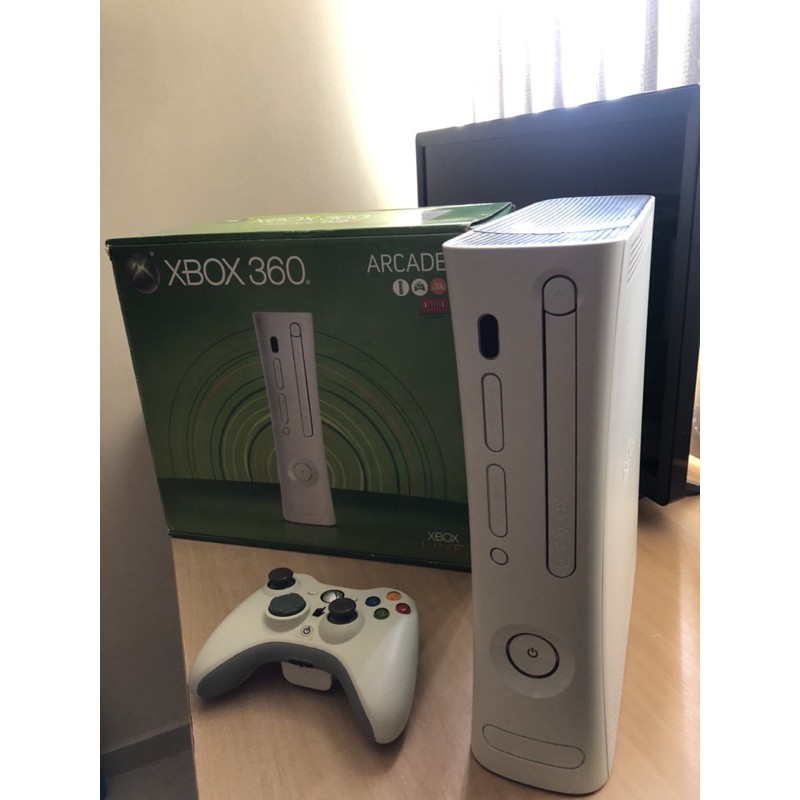 Xbox 360 Fat Completo Lt 3.0 320gb Jasper, Controle + Cabos - Escorrega ...