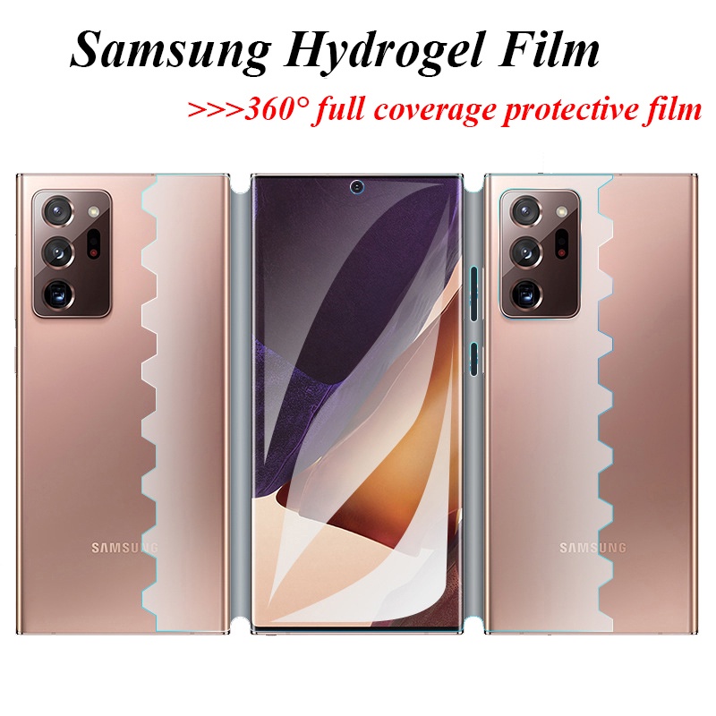 360 ° Filme De Hidrogel HD/Fosco Para Samsung Galaxy S25ultra/S24 Ultra/S23 S22 S21 Plus/S20FE/S10 Capa Completa Proteto