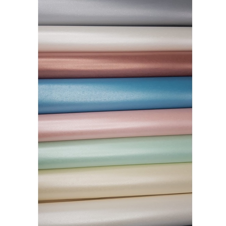 Papel de Seda Metalizado Perolizado Pacote Com 20 Folhas 60x 48 cm