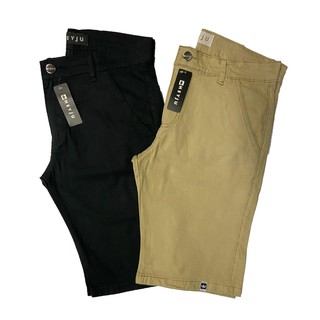 Kit 2 Bermudas Masculinas De Sarja Colorida Lycra