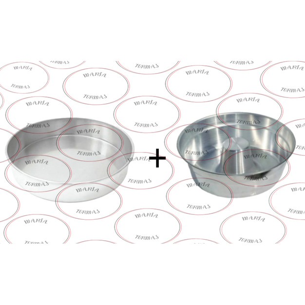 KIT FORMA PUDIM (2) +FORMA ASSADEIRA REDONDA 20X10 | Shopee Brasil