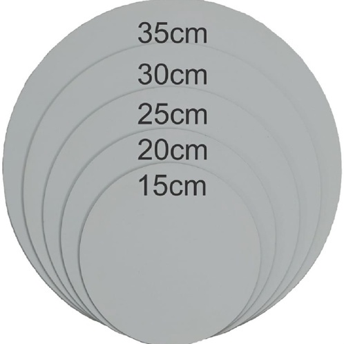 Disco para bolo Cake board tabuleiro base para bolo torta em MDF face branca