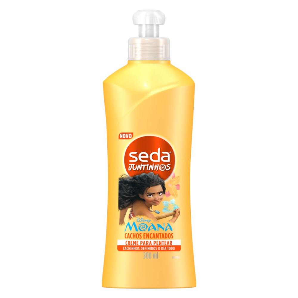 Creme para Pentear Seda Infantil Moana Juntinhos Cachos Encantados 300ml