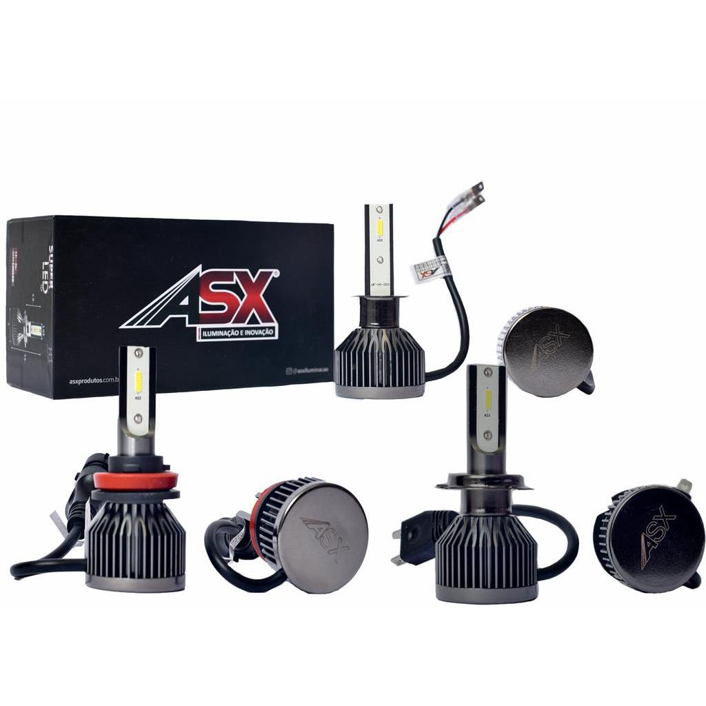 Lampada Ultra Led Asx H11 H7 H1 3 Pares 6000k 40w 5500 Lumens Led Asx em Oferta na Shopee