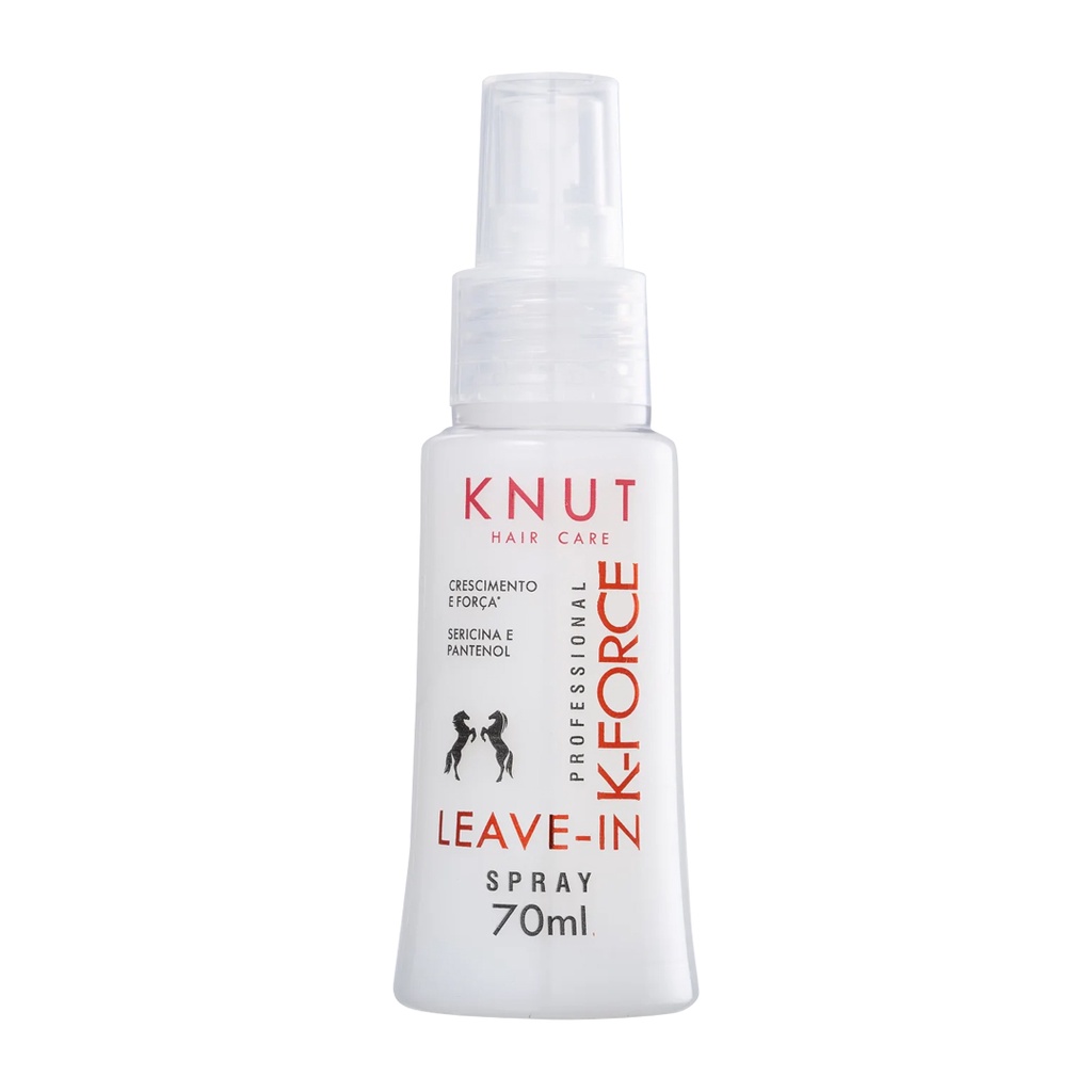 Leave-in Spray Knut K-Force 70ml – Tratamento Sem Enxágue