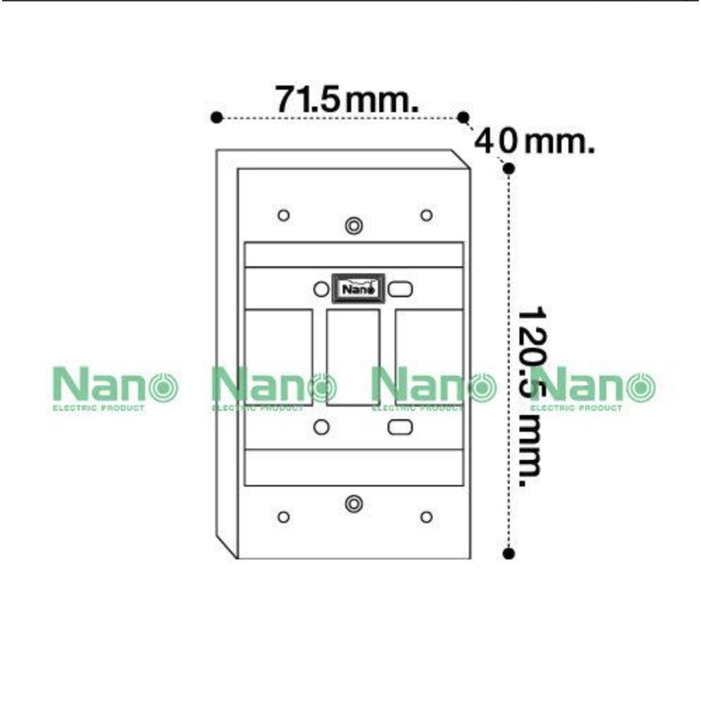 รูปสินค้า บล๊อคลอย Nano Classic Series สำหรับเครื่องใช้ไฟฟ้า