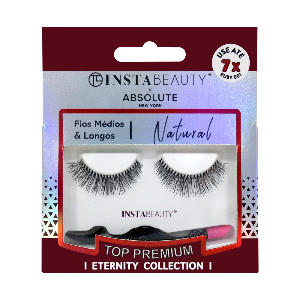Cílios Postiços Natural Ruby 001 - Absolute New York